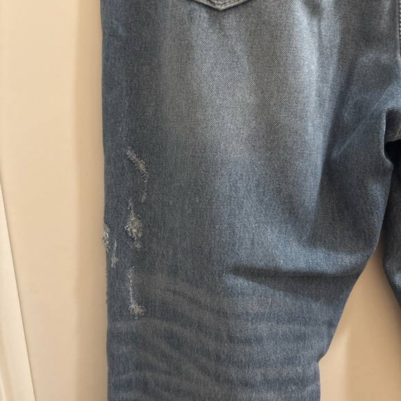 Kancan Wrene 90's Boyfriend Jeans Women's 7/27 Blue Ultra High Rise Distressed - Picture 11 of 11